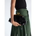 thumbnail image 2 of Free Assembly Women's Mixed Sequin Clutch Handbag, Black, 2 of 6