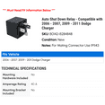 thumbnail image 2 of Auto Shut Down Relay - Compatible with 2006 - 2007, 2009 - 2011 Dodge Charger 2010, 2 of 2
