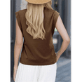 thumbnail image 2 of Women Summer Casual Tank Coffee S, 2 of 5