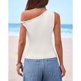 thumbnail image 3 of FreshPretty Off The Shoulder Tops for Women Cute Summer Casual Sleeveless Slim Fit y2k Spring Outfits Going Out Tank Top, 3 of 9