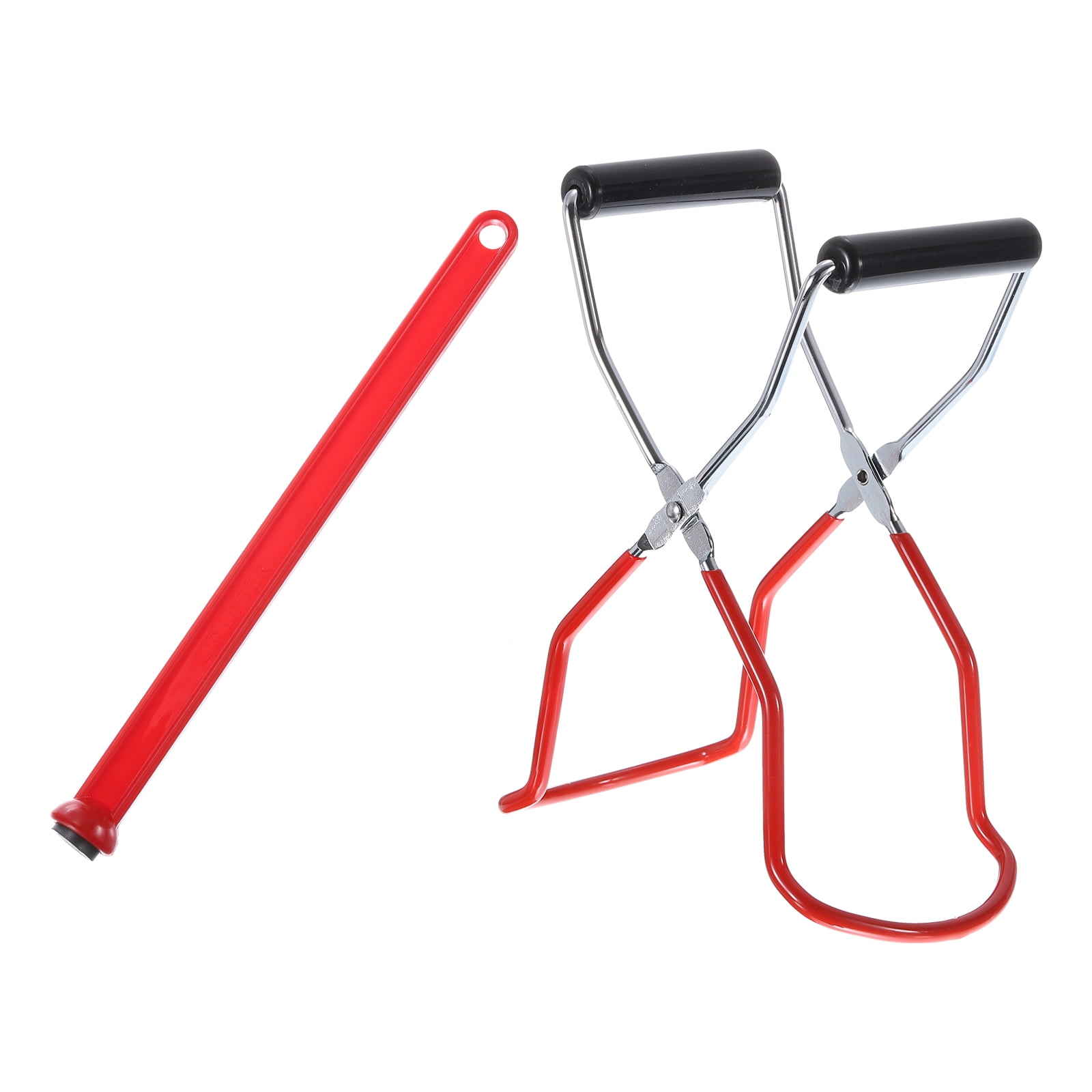 Uxcell 2 Pcs Canning Supplies, Canning Tool Kits for Canning Pot, Red