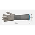 thumbnail image 4 of Extended Stainless Steel Wire Anti-cut And Anti-stab Arm Guards, Slaughterhouse Metal Factory Inspection Gloves, Cutting Protective Gloves ,Superior Grip, 4 of 4