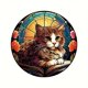 thumbnail image 2 of (2) Del Con Ventana 20*20cm Con Acrílico Gato Y Libro Atrapasoles, 2 of 9