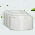 thumbnail image 4 of pitrice 10 Pcs Masque Facial Anti-Poussière 5 Couches PM2.5 Protection Filtre Insert Tissu Non Tissé Filtre de Masque Buccal, 4 of 9