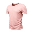 thumbnail image 5 of Cmfcve Crew Neck T Shirt for Men Casual Short Sleeve Tee Soft Comfortable Solid Color Basic Summer Tops, 5 of 7