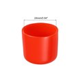 thumbnail image 2 of Unique Bargains 30pcs 24mm Rubber End Caps Cover Assortment Vinyl Screw Thread Protector Round PVC Vacuum Caps, Black Red, 2 of 5