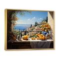 thumbnail image 2 of Designart "Mediterranean Bliss in Provence French Paradise II" French Floater Framed Canvas Print, 2 of 7