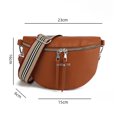 thumbnail image 3 of Bolsa De Pecho Bolsa de pecho para mujer, bolsa de viaje informal, color sólido, simple para viajes, deportes (marrón) Likrtyny Para Estrenar, 3 of 9