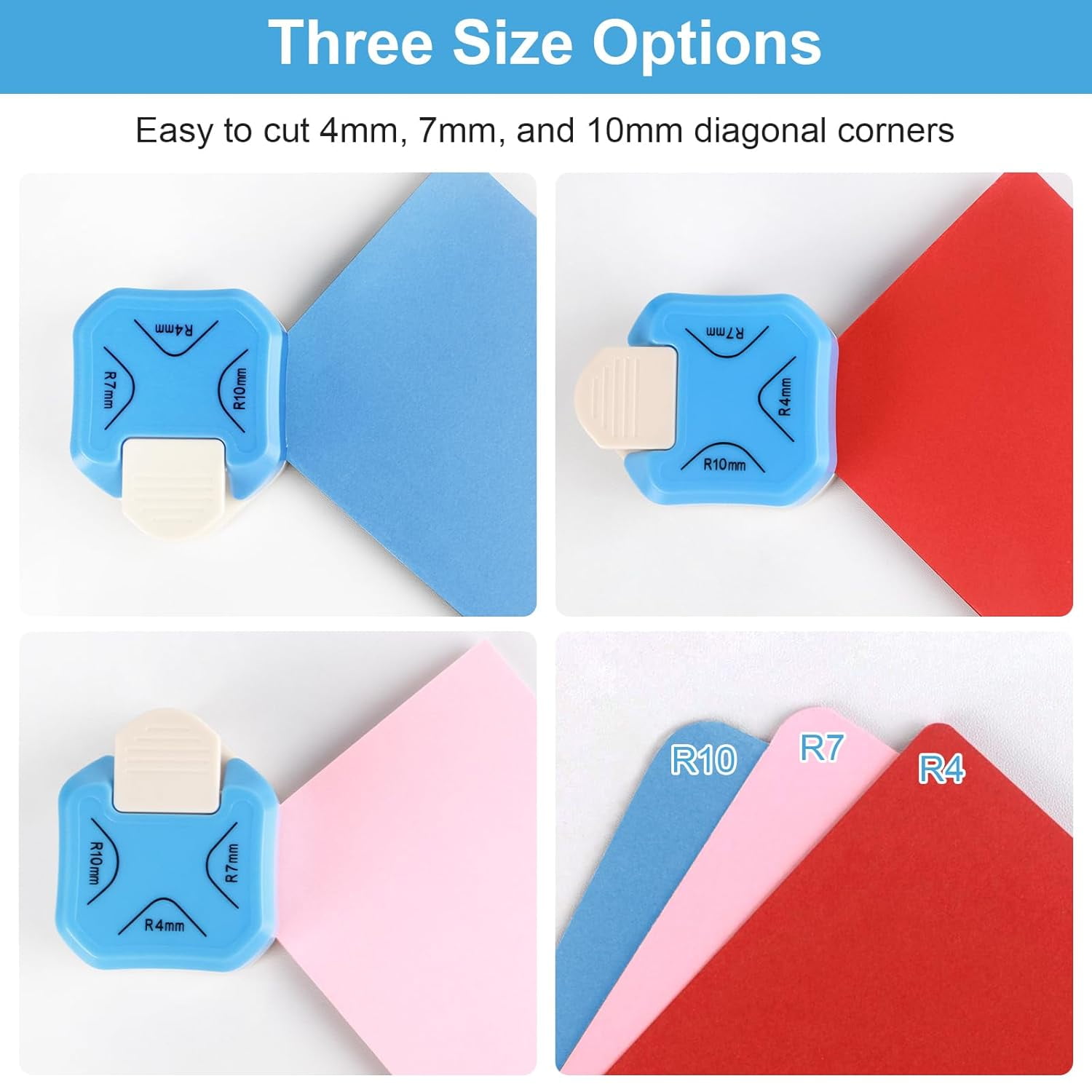 1 Piece 3 In 1 Paper Corner Rounder Punch With 8 Piece Garden Tool Set And Repotting Mat