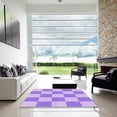 thumbnail image 7 of Ahgly Company Machine Washable Indoor Square Transitional Mauve Purple Area Rugs, 8' Square, 7 of 7