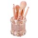 thumbnail image 2 of Soporte de exhibición de cosméticos de cristal, soporte para brochas de maquillaje y joyería Adepaton 2035058-3, 2 of 5