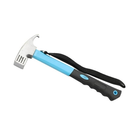 

Multipurpose Camping Tool Outdoor Carbon Steel Pile Hammer Nail Extractor Nail Puller Tent Pegs Hammer BLUE