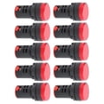 thumbnail image 4 of 10PCS AD16‑22DS High Brightness Red LED Signal Lamp LED Indicator Light for Signal IndicationAC/DC110V, 4 of 14