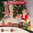 thumbnail image 3 of Hanging Christmas Train Set - Christmas Train Toy with Light & Sound for Boys Girls, Train Toy Set Around Under The Christmas Tree, Best Christmas Decoration Indoor for Families, 3 of 7