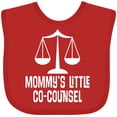 thumbnail image 3 of Inktastic Lawyer Mommy Little Co Counsel Boys or Girls Baby Bib, 3 of 4