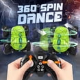 thumbnail image 5 of YCFUN Dinosaur RC Monster Truck, 360° Spins RC Stunt Car with Spray, LED & Music, Remote Control Car Dinosaur Toy for Boys Kids Ages 3-8, 5 of 7