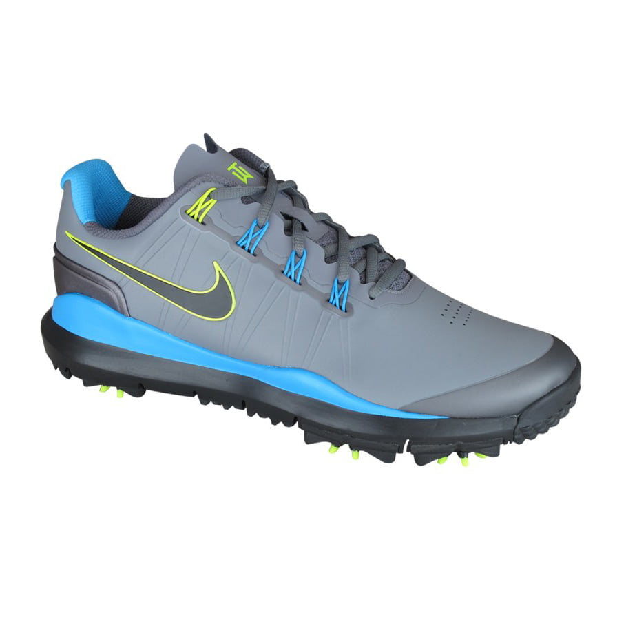 NEW 2014 Mens Nike TW Tiger Woods '14 Golf Shoes Gray/Blue/Lime 9 M - Ret - Walmart.com