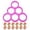 Pink2, variant on Toss Ring Game Set, Plastic Ring Toss Game with 10Pcs Balls,Summer Swimming Pool Accessories, Indoor Outdoor Toss Game, Backyard Party Game Set for Family Gatherings