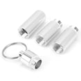 thumbnail image 3 of Aluminium Pill Box, Portable Firm Keychain Pill Case  For Vitamin E For Pills For Capsules For Cod Liver Oil, 3 of 8
