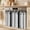 Black, White, variant on Simple Vertical Stripes Oven Skirt for Farmhouse Kitchen Décor, Modern Minimalist Lines Pink Oven Curtain Tie Top Decorative Stove Skirt, Cabinet Dish Washer Curtains with 8 Ribbon Ties 27"x20"