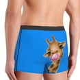 thumbnail image 5 of Kll Funny Giraffe Blowing Bubble Men'S Cotton Boxer Briefs Underwear-X-Large, 5 of 9