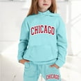 thumbnail image 2 of Children Kids Boys And Girls Long Sleeve Letter Printed Lightweight Hoodie Sweatshirts And Long Pants Set Outfit baby clothes for girls 3t girls outfits, 2 of 7