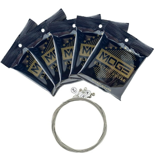 Cuerdas para guitarra eléctrica Yuyangstore Núcleo hexagonal de acero inoxidable GE09