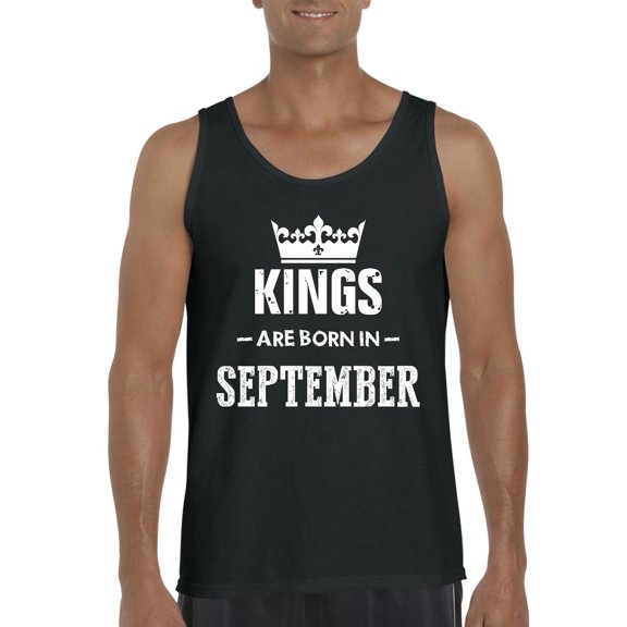 Artix - Men's Tank Top for Men - Birthday Gift Kings Are Born In September
