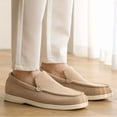 thumbnail image 2 of Summer Men's Slip-On Low-Top Casual Loafers, Simple Solid Color Shoes for Men Niche Business Style,, 2 of 9