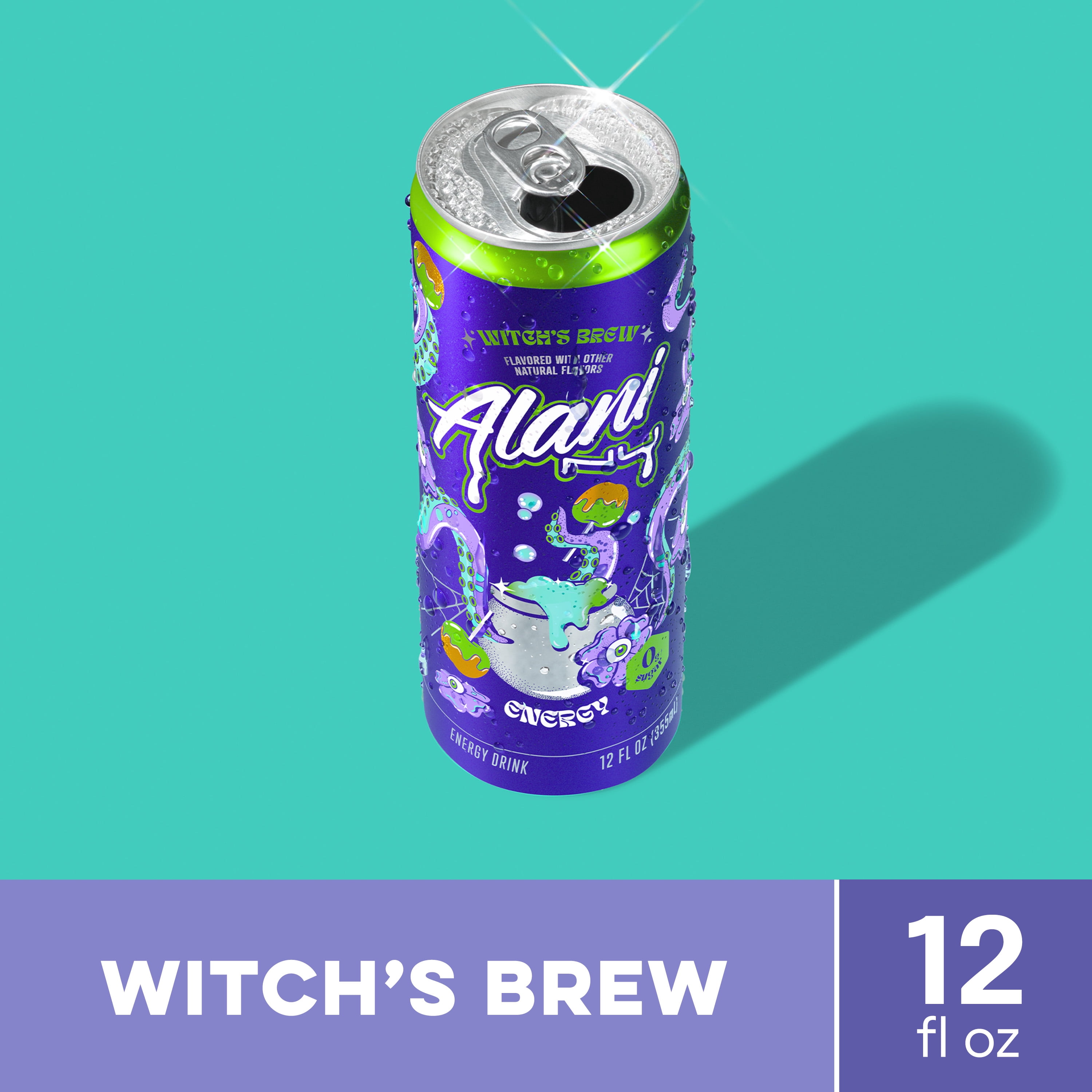 (4 pack) Alani Nu, Witch's Brew 12 fl oz, Single Can