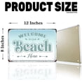 thumbnail image 2 of Vintage Tin Signs Wall Decor, The Beach is Calling, Retro Metal Sign for Outdoor Indoor Home Beach Garden Tub Bar Farmhouses Cafes Gate Fence Art Wall 8X12 Inch, 2 of 6