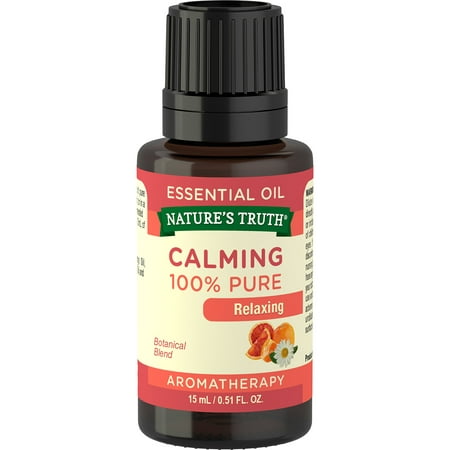 Nature's Truth Aromatherapy Calming 100% Pure Essential Oil, Relaxing, 0.51 Fl