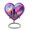 NORTHERN LIGHT-49, variant on MUKTIVE Northern Lights Funeral Adult Heart Urns for Human Ashes, Blue Keepsake Urn for Ashes Adult Female 3 Inch, Ash Urns for Humans, Portable Urn for Burial & Cremation of Couples