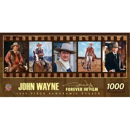UPC: 0705988714467 | MasterPieces Collectible 1000 Piece Puzzle – John Wayne: Forever in Film – 13 x39
