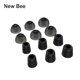 thumbnail image 2 of Puntas para los oídos de silicona con espuma viscoelástica que aíslan el ruido cómodas para los auriculares internos (negro), 2 of 7