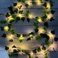 thumbnail image 2 of Pack Fake Vines with LED String Lights for Bedroom Decor, Fake Ivy Lights Artificial Ivy Garland Hanging Plants, 2 of 4