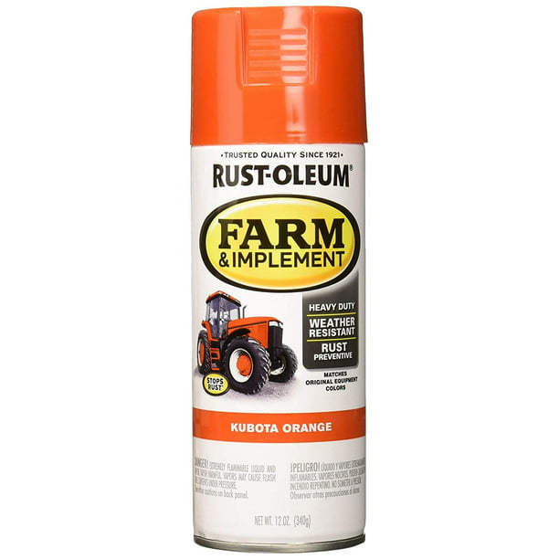Rust-Oleum RUSTOLEUM 280142 Kubota Orange 12 oz. Farm & Implement Spray