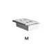 thumbnail image 4 of Yuarrent ABS debajo del cajón del escritorio autoadhesivo sin perforaciones modificado para el hogar, oficina, cocina, nevera, organizador, cuaderno, Almacenamiento y organización del hogar Medio Yuarrent HA070019-02, 4 of 6