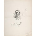 thumbnail image 3 of Henri Somm 15x18 Black Modern Framed Museum Art Print Titled - Portrait of Marcellin Desboutin, 3 of 5