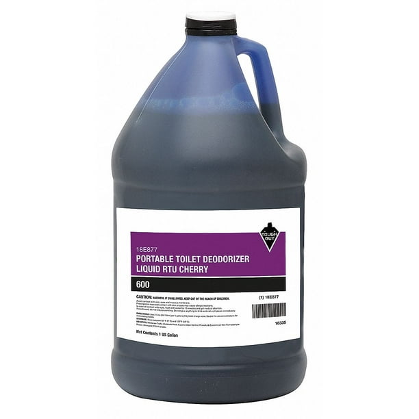 Tough Guy Portable Toilet Deodorizer,1 gal,Jug 18E877