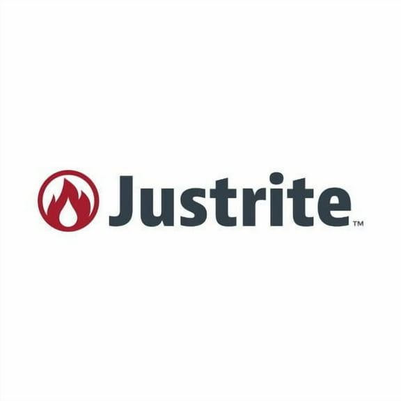 Justrite Type II AccuFlow DOT Steel Safety Can, 5 gal, Red, 1 in Metal Hose, Roll Bars - 1 EA (400-7350130)