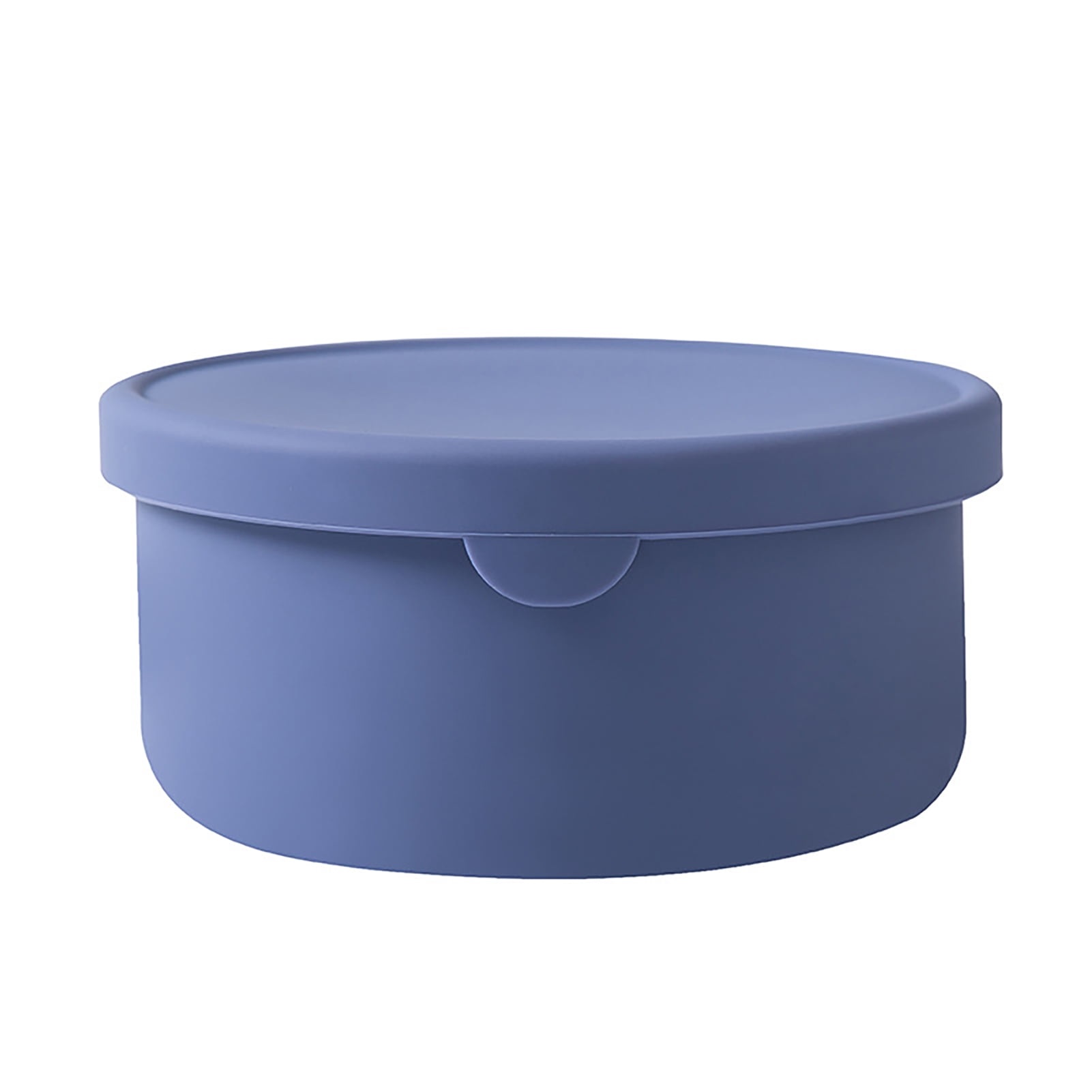 Walbest Leak-proof Heat Resistant Silicone Lunch Box with Lid, Fruit & Vegetable Refrigerator Fresh-keeping Box, Portable Thermal Insulation Food Container for Students and Workers