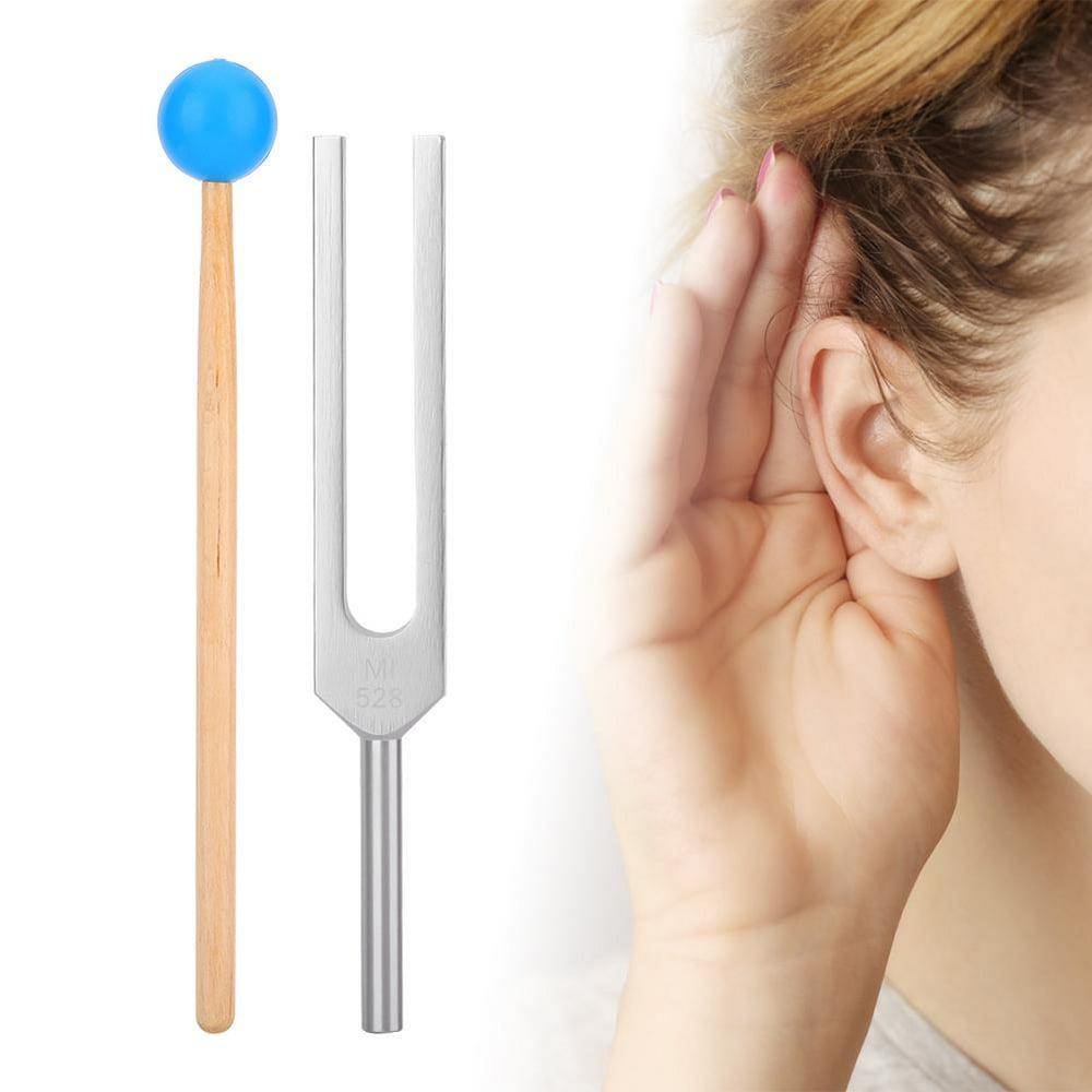 Yosoo 528 Hz Tuning Fork Set, Aluminum Medical Tuning Fork Hammer Ball