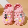 thumbnail image 3 of KAQ Kids Bubble Slides Boys Girls Cute Bubble Clogs with Charms, Beach Pool Massage Golf Ball Sandals Shoes House Slipper, 3 of 14