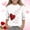 White, variant on ATOGUTA Girls Valentine's Day Tee Shirts Kids Fall Winter 3/4 Sleeve Cute Pullover Tops Size 3T-12, White