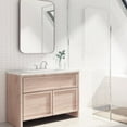 thumbnail image 4 of PARLOS Widespread 2 Handles Bathroom Faucet with Metal Pop Up Sink Drain and cUPC Faucet Supply Lines,Chrome, 4 of 11