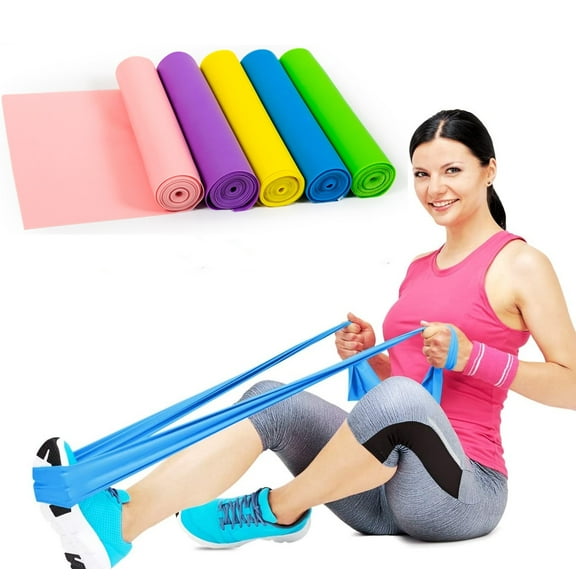 Resistance Bands,Exercise Bands for Physical Therapy Set, Strength Training, Yoga, Pilates, Workout Bands for Home 5 Pack
