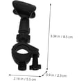 thumbnail image 2 of 2 Clips Giratorios Para Micrófono Abrazadera Plástica Ajustable, Soporte Compatible Micrófonos Inalámbricos Mano, Adecuado Para Transmisiones y Estudios De Grabación, 2 of 5