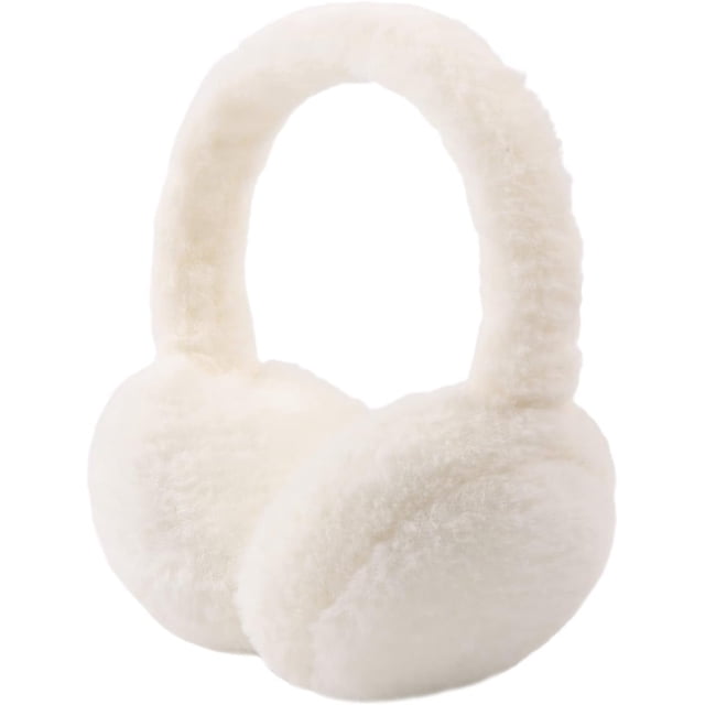 Orejeras suaves y esponjosas para mujer, orejeras plegables de felpa, orejeras de invierno para niños y niñas, calentador de orejas para clima frío.