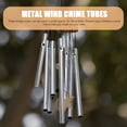 thumbnail image 5 of UPOUART 7Pcs Wind Chime Tube for Diy Style in Silver for Patios and Yards, 5 of 8